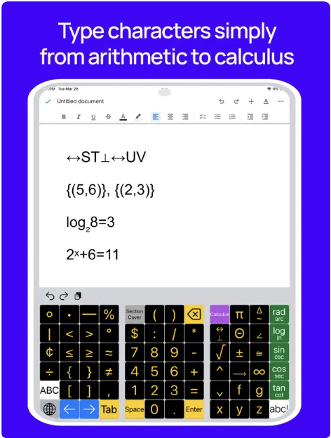 Create Math Apl Keyboard Layout ArithmeType