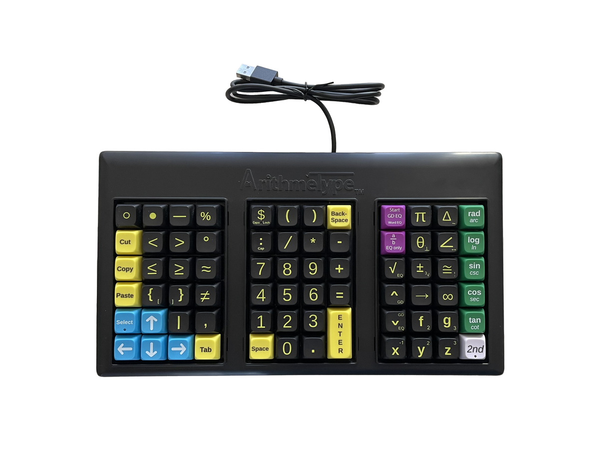 ArithmeType Math Keyboard: USB Plug-and-Play for Chrome, Linux, Mac ...